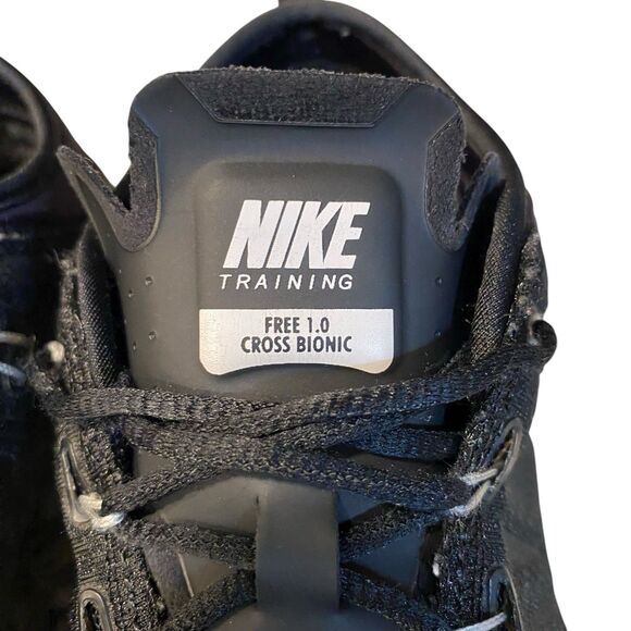 Nike Free 1.0 Cross Bionic Women's 9 Black Barefoot Running Training Shoes - Picture 9 of 9